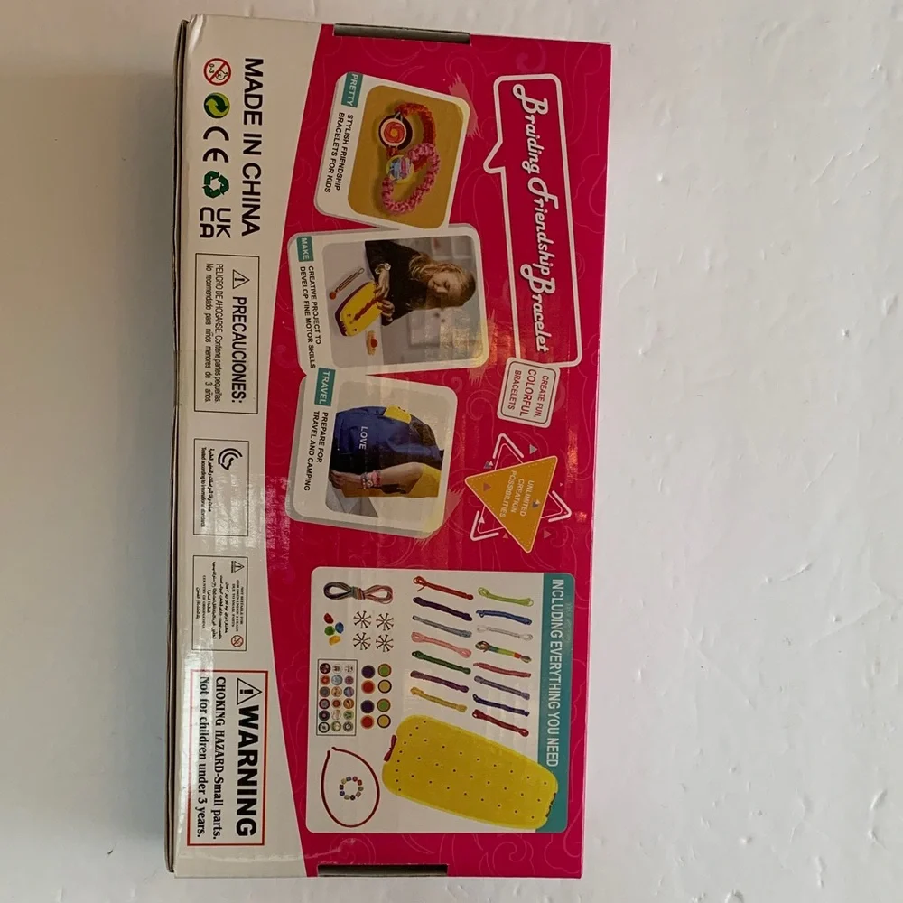Braiding Friendship Bracelets DIY Jewelry Making Kit - Multicolor. Brand new.